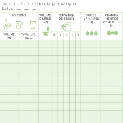 Carnet mictionnel